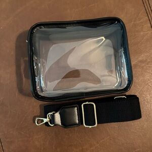 Black Clear Crossbody Bag